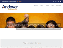 Tablet Screenshot of andovar-game-localization.com